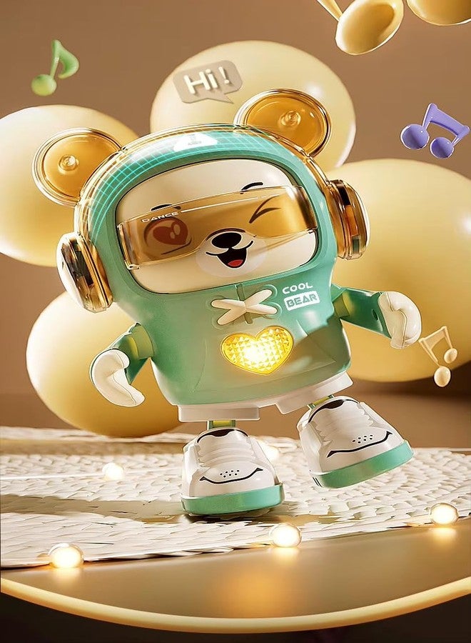 Jack Royal Dancing Bear with Light and Musical Dancing Love Gesture Fun Moving Crawling Toy for Babies Age 6-12 Months Toddlers Toy and Kids (Blue) - Image 4
